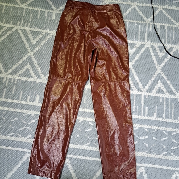 Aritzia Wilfred Faux Leather Funk Pant in Rustique - Picture 9 of 16
